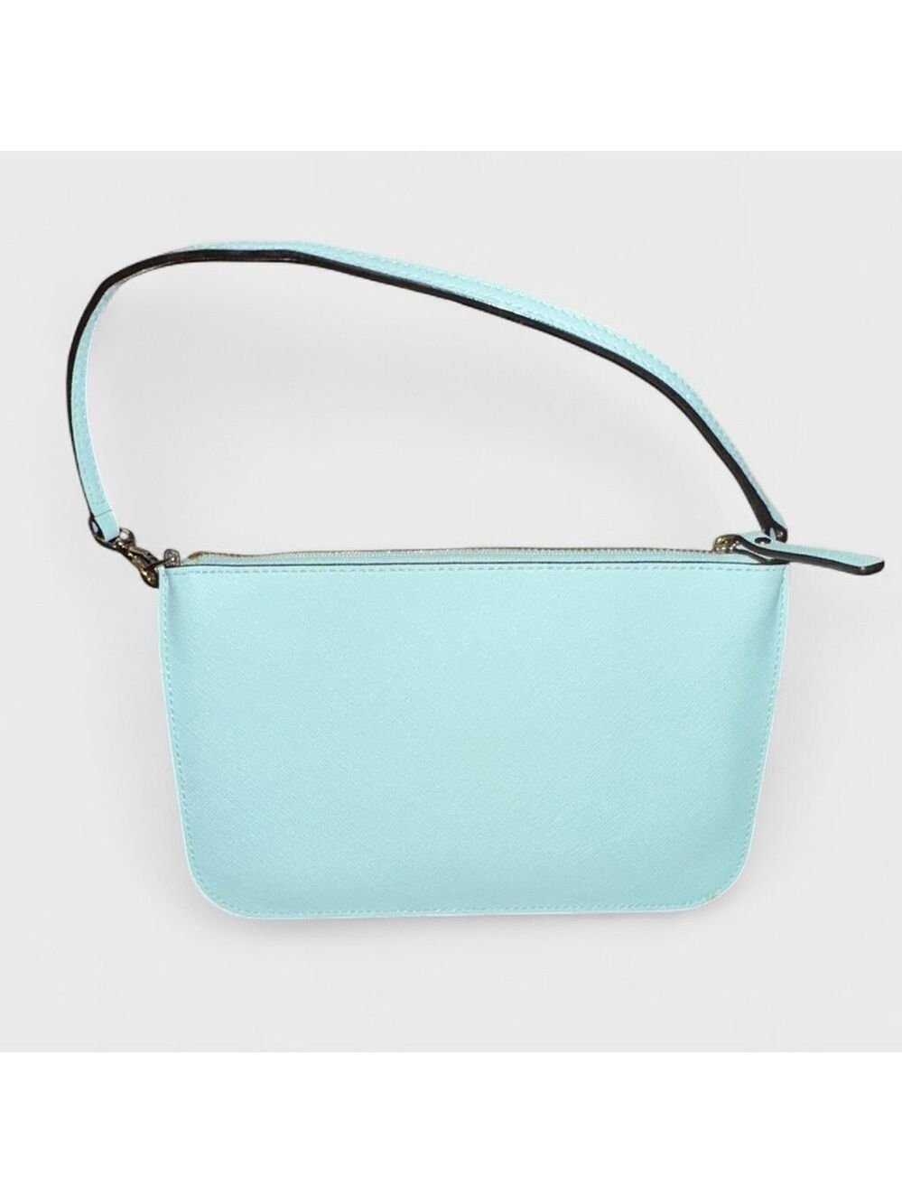 Kate Spade Saffiano leather blue wristlet-EUC - Picture 2 of 12